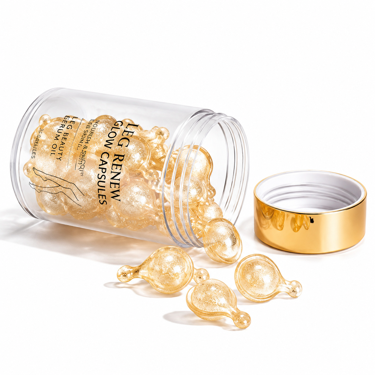 Leg Renew Glow Capsules with Vitamin A, Vitamin E &amp; Botanical Oils