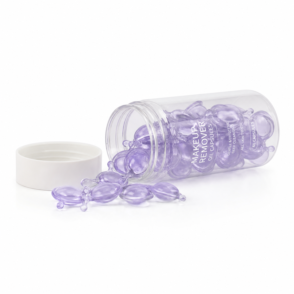 Makeup Remover Oil Capsules for Gentle Deep Cleansing