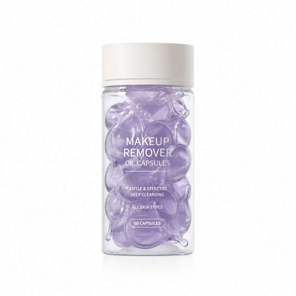 Makeup Remover Oil Capsules for Gentle Deep Cleansing