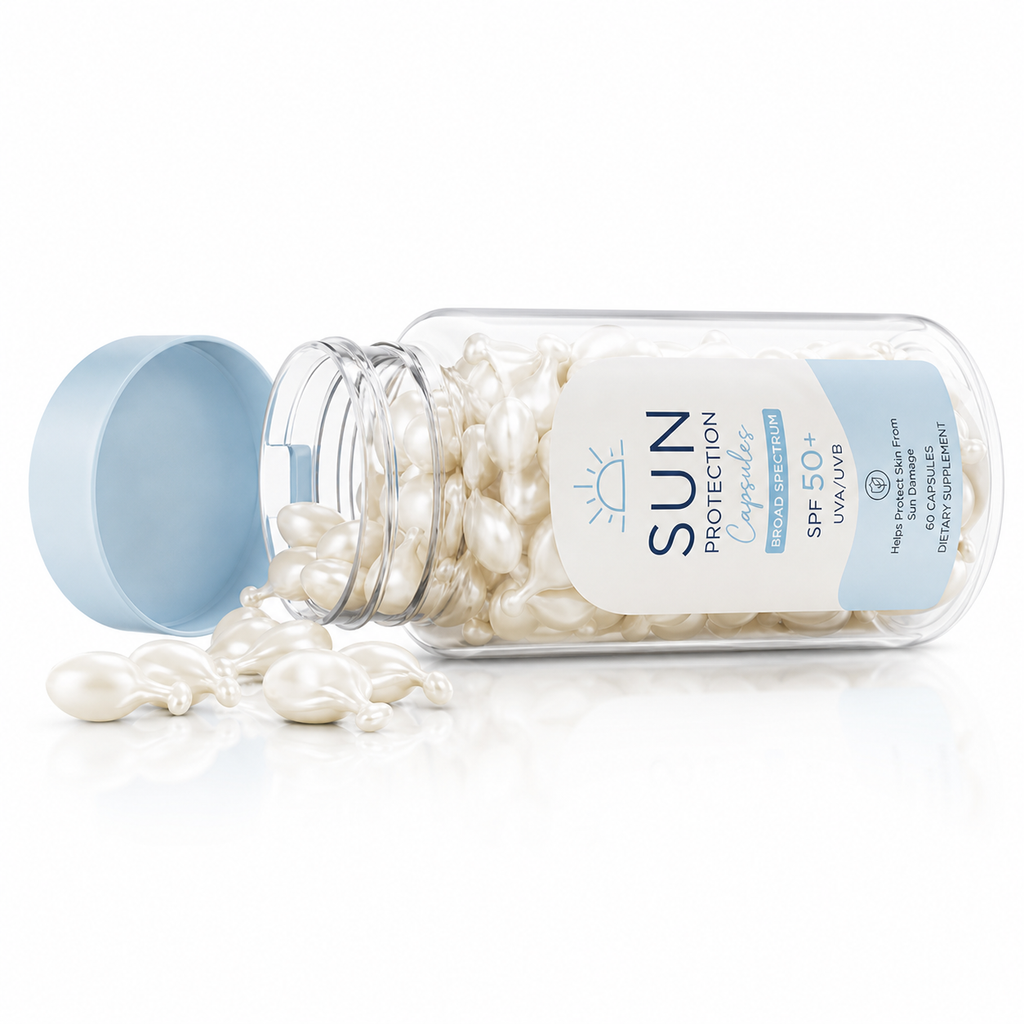 Sun Protection Capsules SPF 50+ with Antioxidants &amp; Skin Defense Nutrients
