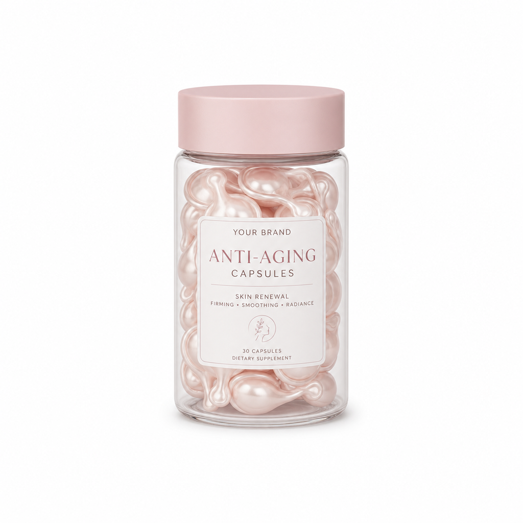 Anti-Aging Capsules for Skin Renewal, Firming &amp; Radiance