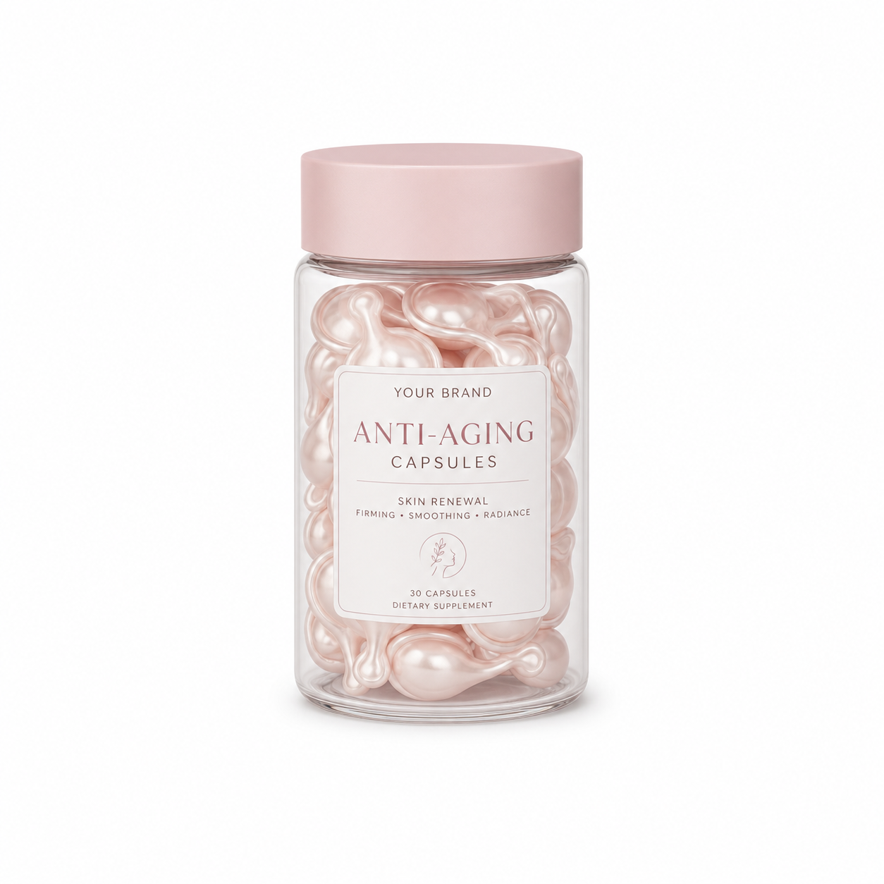 Anti-Aging Capsules for Skin Renewal, Firming &amp; Radiance