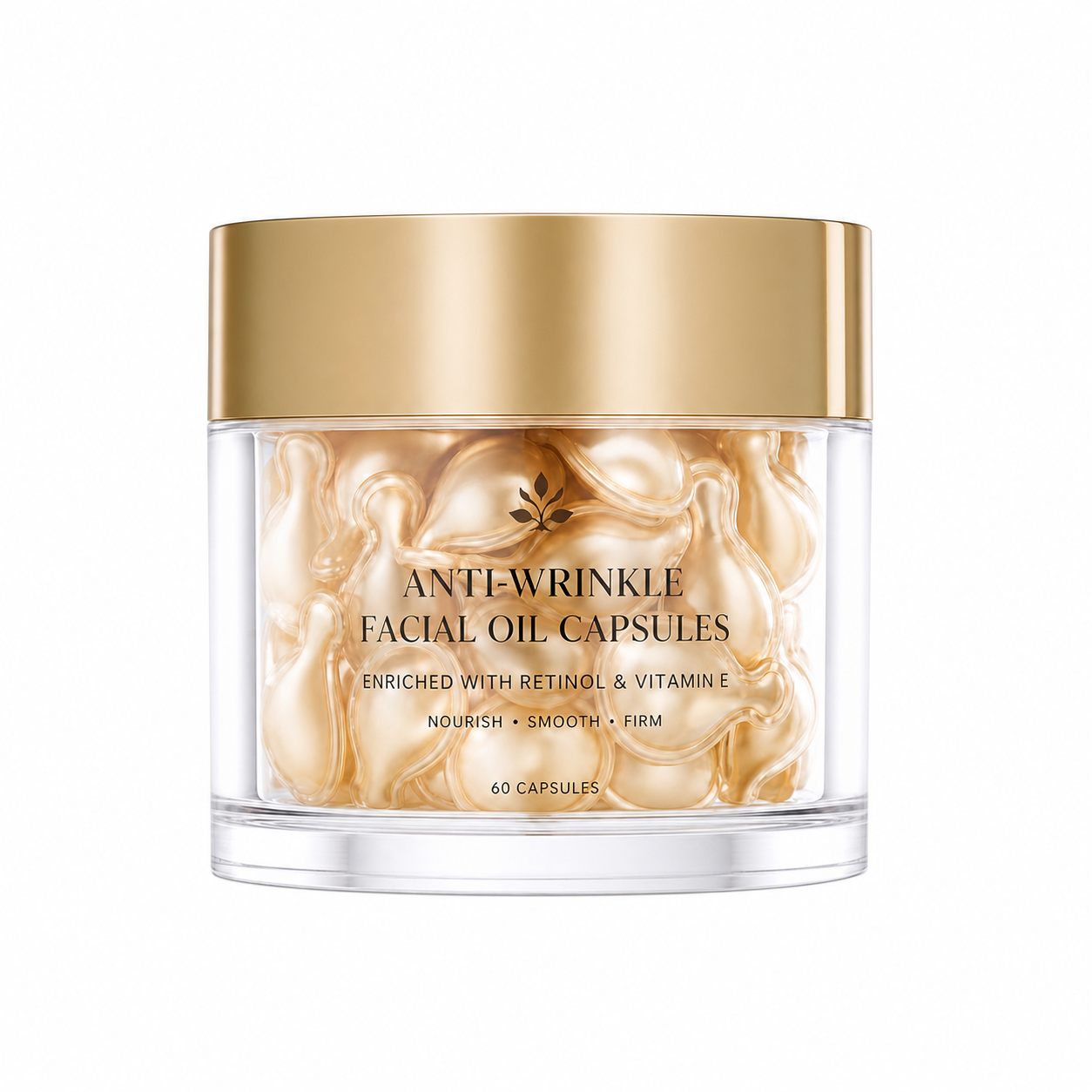 Anti-Wrinkle Facial Oil Capsules with Retinol &amp; Vitamin E