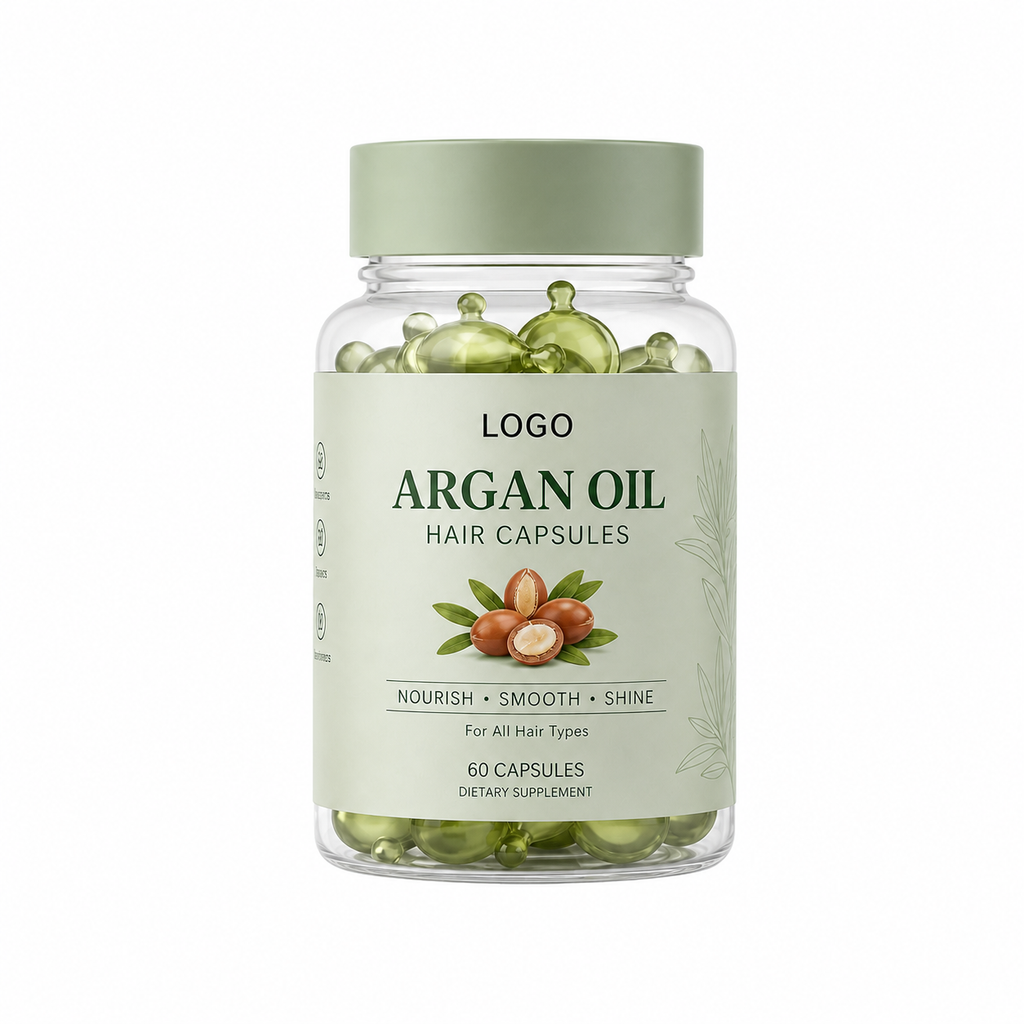 Nourish Hair Capsules with Argan Oil for Smooth &amp; Shine