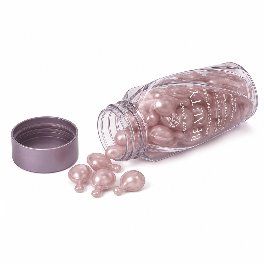 Beauty Skin Glow Capsules with Biotin, Collagen, Hyaluronic Acid &amp; Antioxidants