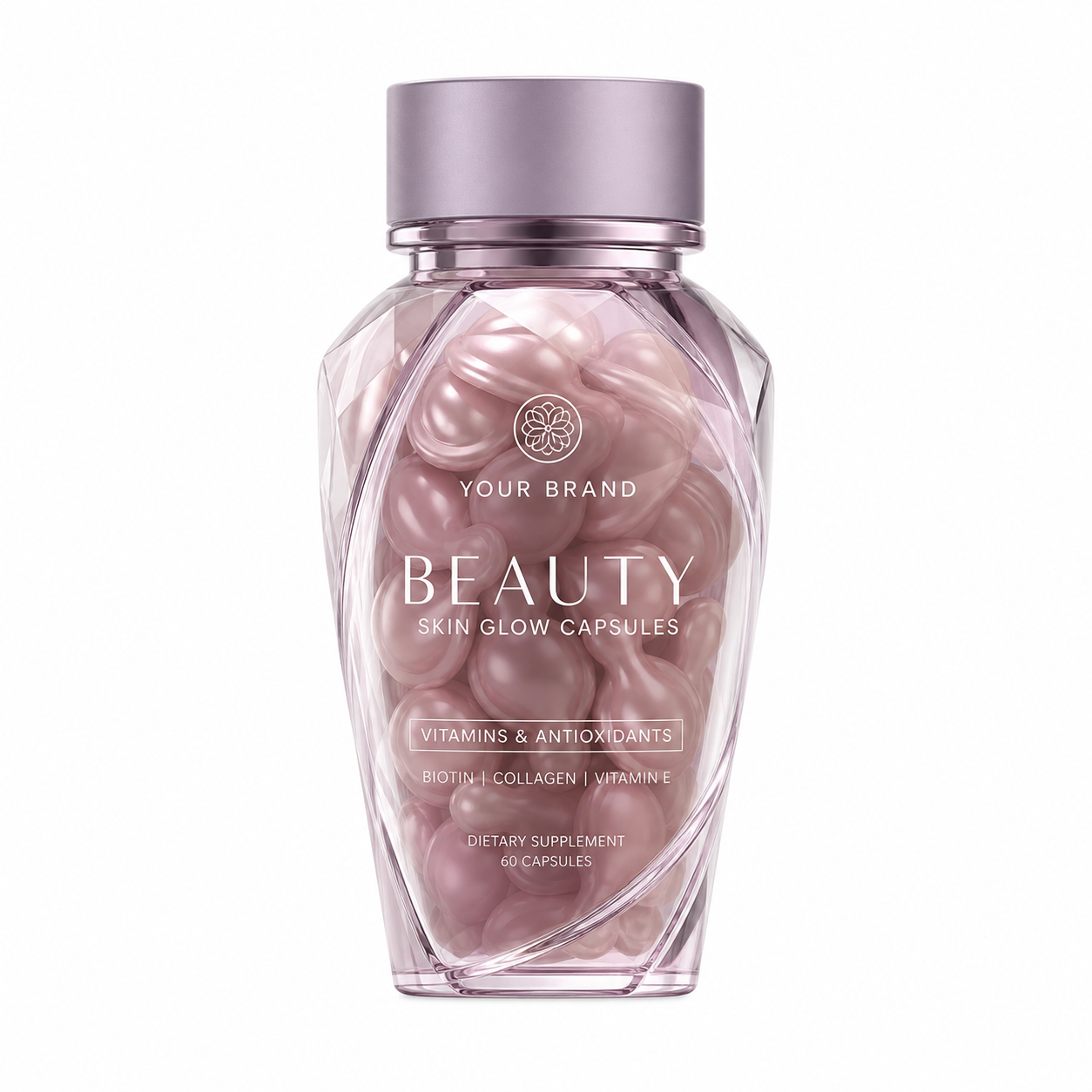 Beauty Skin Glow Capsules with Biotin, Collagen, Hyaluronic Acid &amp; Antioxidants