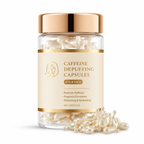Caffeine Depuffing Capsules for Eye & Face with Sunflower Oil & Vitamin E