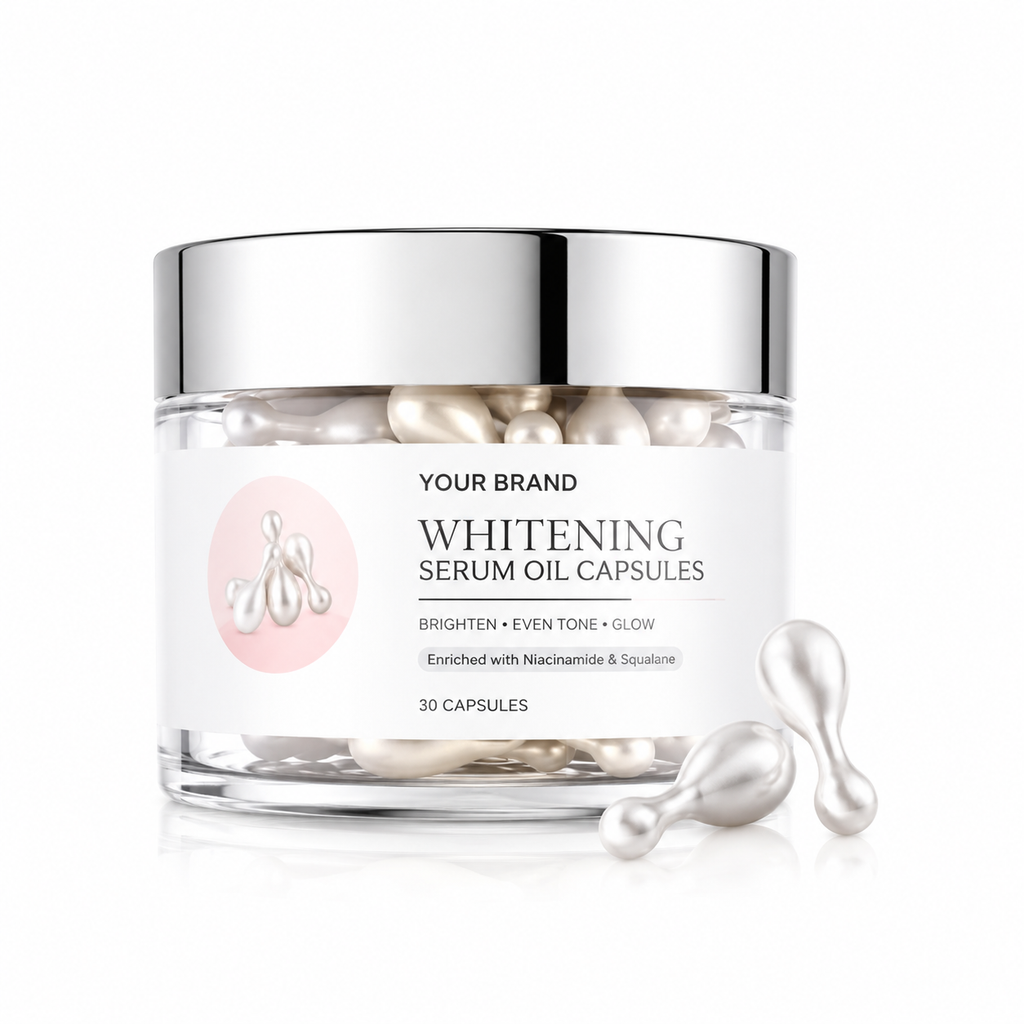 Whitening Serum Oil Capsules with Niacinamide, Squalane &amp; Vitamin C