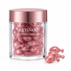 Retinol Anti-Aging Capsules with Vitamin A, Vitamin E, Squalane &amp; Hyaluronic Acid
