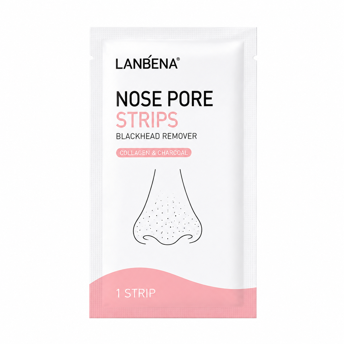 Nose Pore Strips with Collagen &amp; Charcoal for Blackhead Removal
