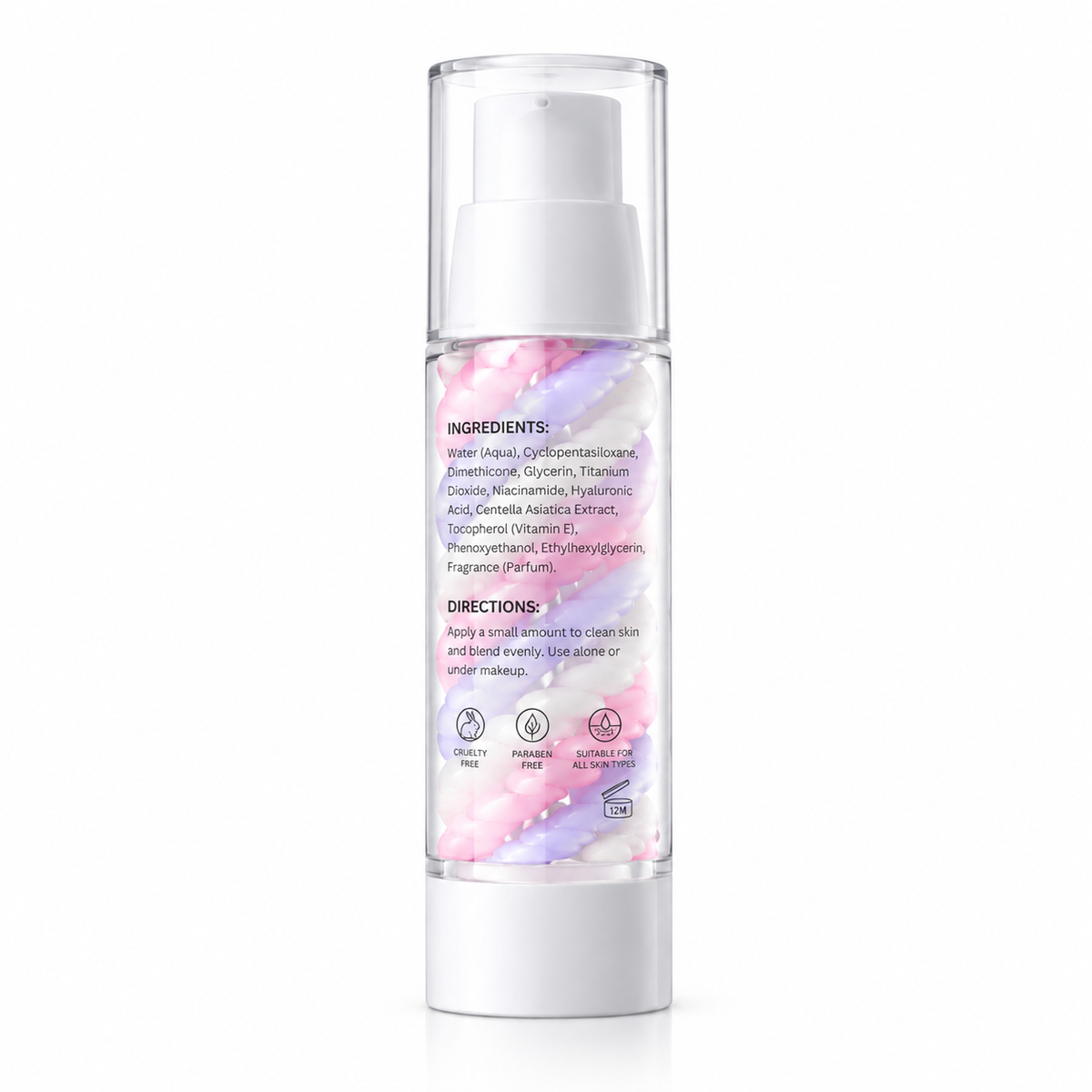 Color Correcting Primer with Niacinamide, Hyaluronic Acid &amp; Centella