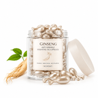 Ginseng Anti-Wrinkle Essential Oil Capsules with Vitamin A, Vitamin C &amp; Squalane