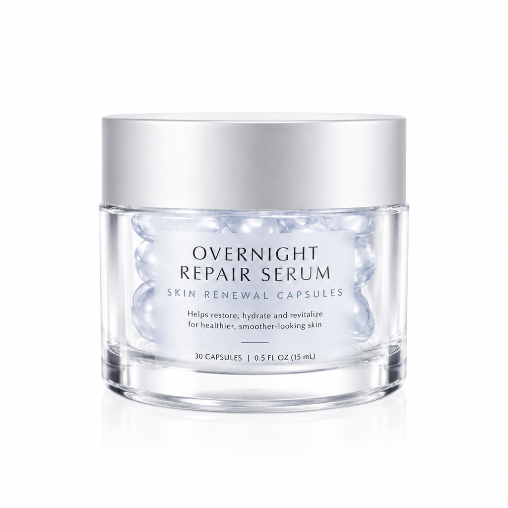 Overnight Repair Serum Capsules with Retinol, Squalane &amp; Hyaluronic Acid