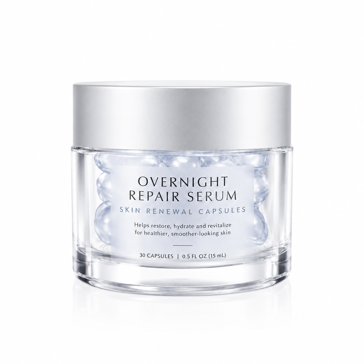 Overnight Repair Serum Capsules with Retinol, Squalane &amp; Hyaluronic Acid