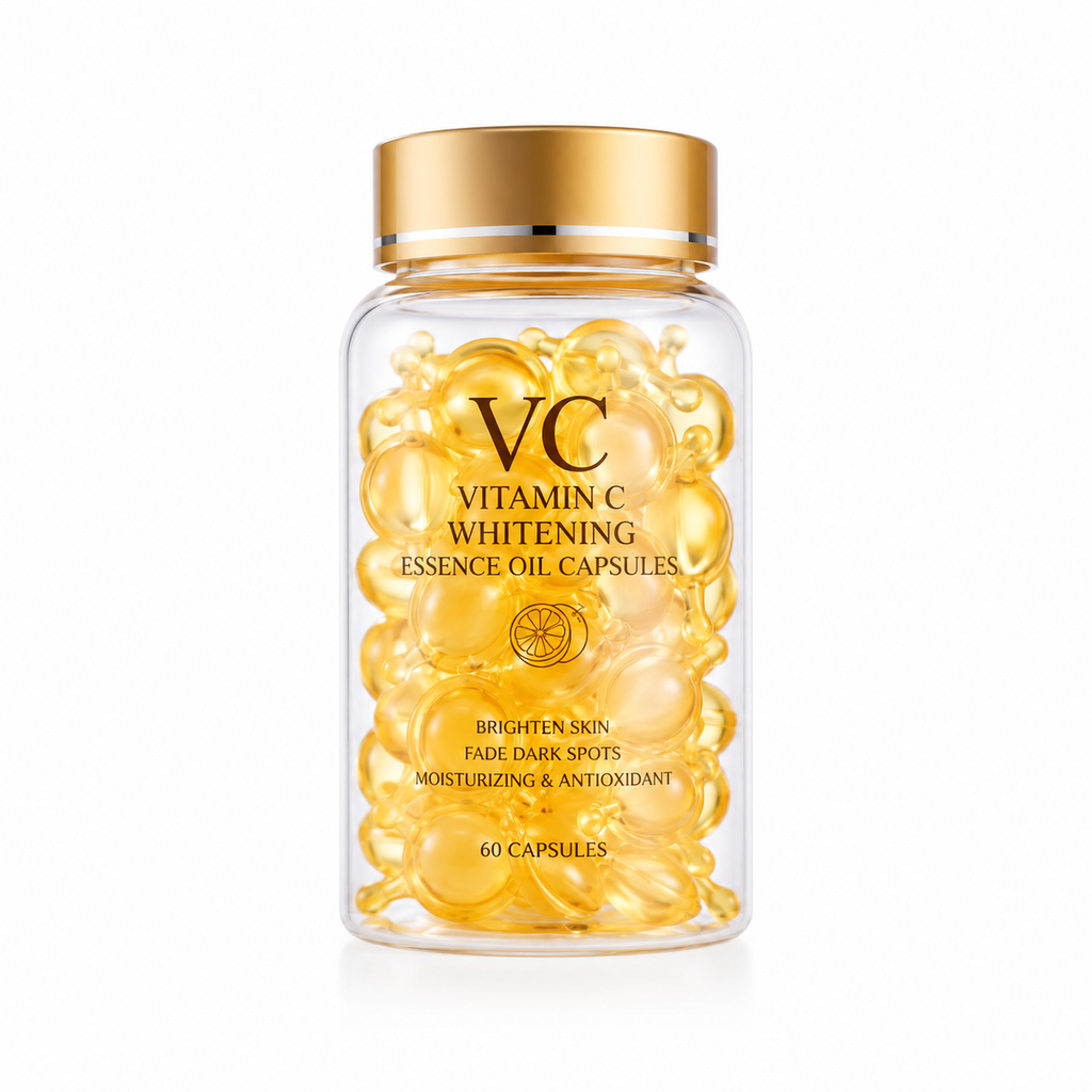 Vitamin C Whitening Essence Oil Capsules with Brightening &amp; Antioxidant Care