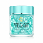 Hair Vitamin Oil Capsules with Argan Oil for Nourish, Smooth &amp; Shine