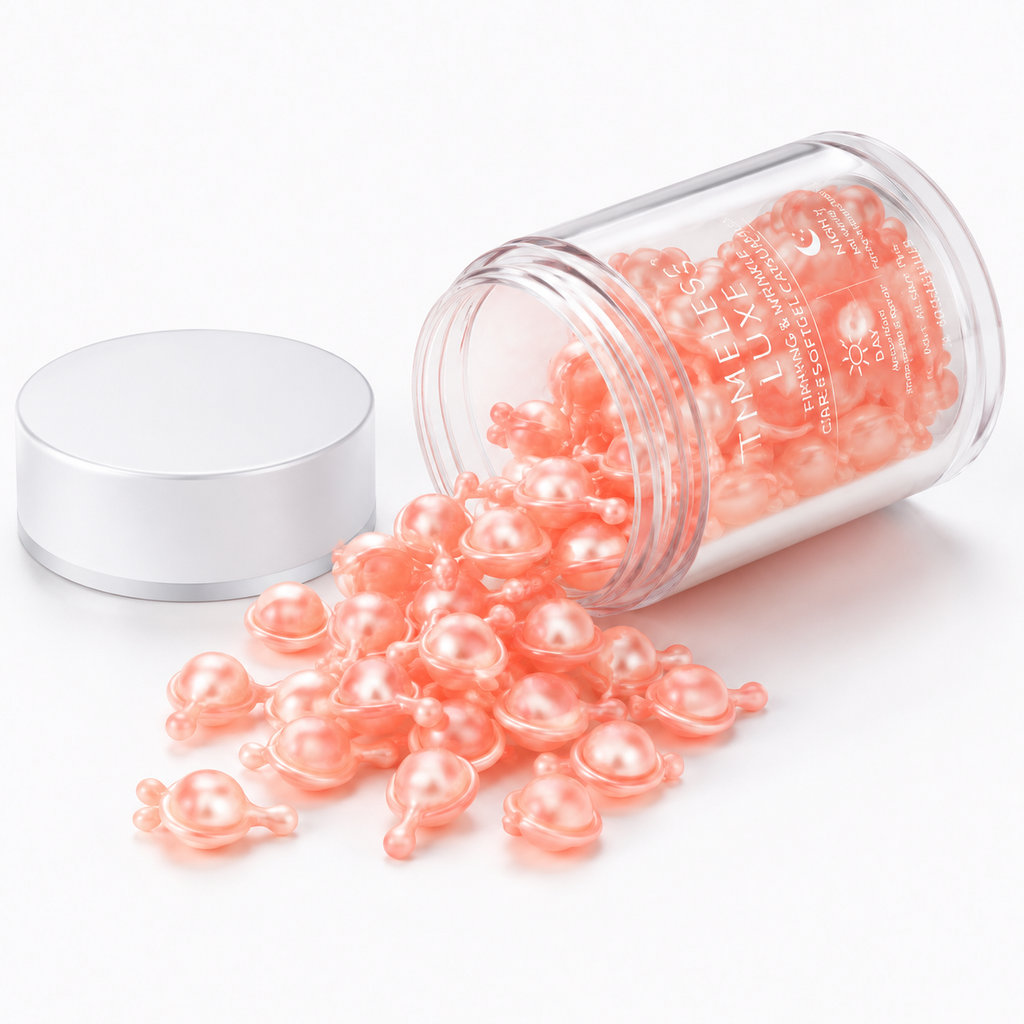 Timeless Luxe Firming &amp; Wrinkle Care Softgel Capsules with Retinol, Vitamin C &amp; Ceramide