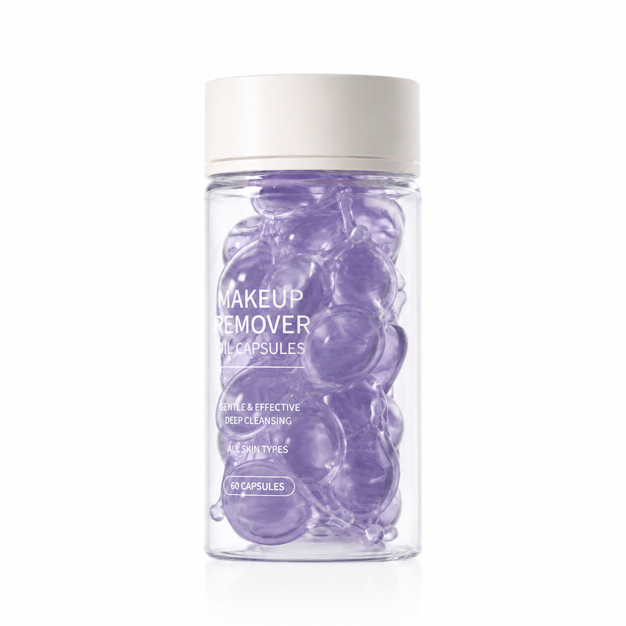 Makeup Remover Oil Capsules for Gentle Deep Cleansing