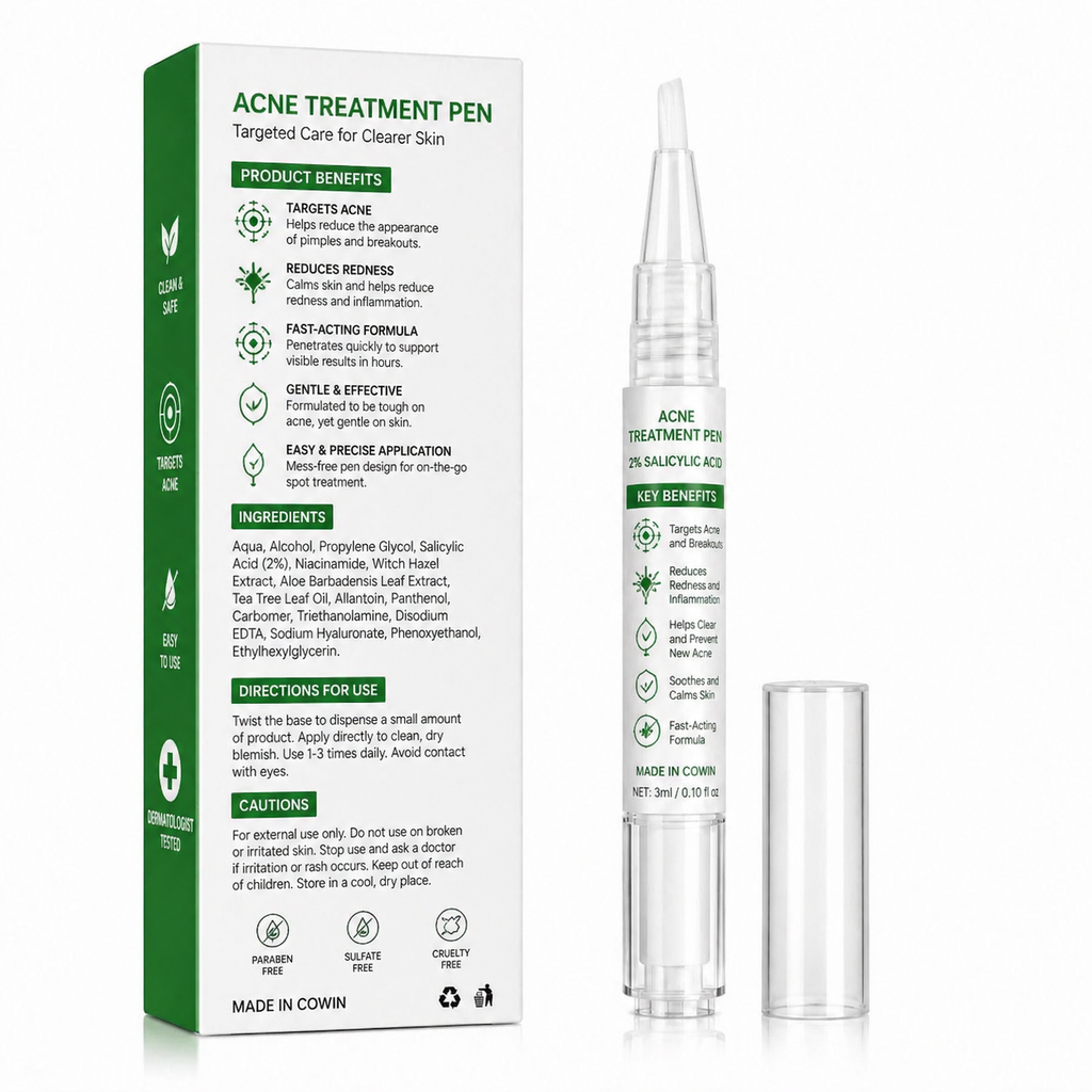 Acne Spot Treatment Pen Wholesale OEM Private Label 2% Salicylic Acid Pimple Remover