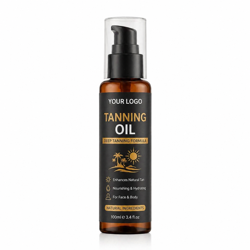 Natural Cruelty-free Private Label Multicolor Loose Golden Tan Oils Scents Cosmetic Glitter Glow Shimmer Body Oil