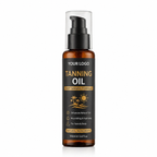 Natural Cruelty-free Private Label Multicolor Loose Golden Tan Oils Scents Cosmetic Glitter Glow Shimmer Body Oil