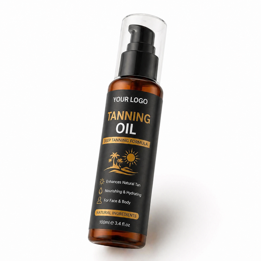 Natural Cruelty-free Private Label Multicolor Loose Golden Tan Oils Scents Cosmetic Glitter Glow Shimmer Body Oil