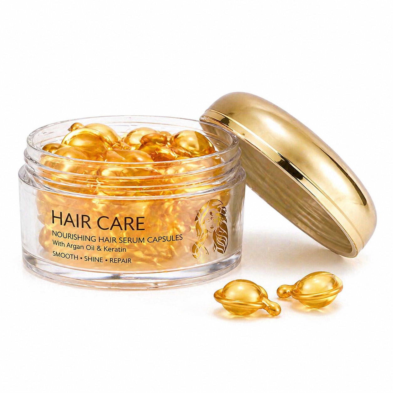 Hair Repair Capsules with Argan Oil And Keratin Smooth And Anti Frizz Private Label OEM