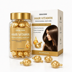 Hair Vitamin Oil Capsules with Argan Oil Smooth Shine And Frizz Control OEM