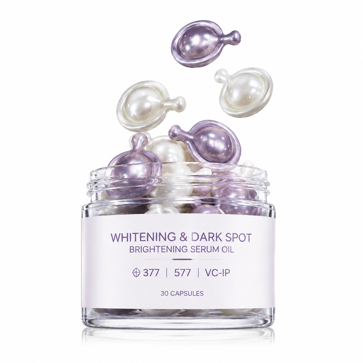 377 Brightening Serum Capsules Dark Spot Correcting Vitamin C Private Label OEM