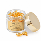 Retinol And Peptide Anti-Aging Serum Capsules Firming Skin Renewal Private Label OEM