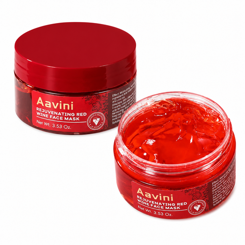 Aavini Red Wine Face Mask 100g Brightening Firming & Anti Aging Treatment