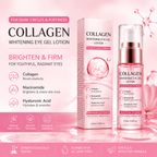Collagen Niacinamide Hydrating Eye Gel Lotion for Dark Circles Puffiness Fine Lines