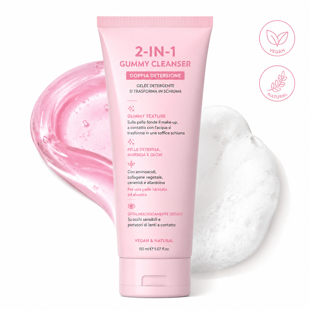 2-in-1 Jelly to Foam Cleanser with Ceramide & Hyaluronic Acid