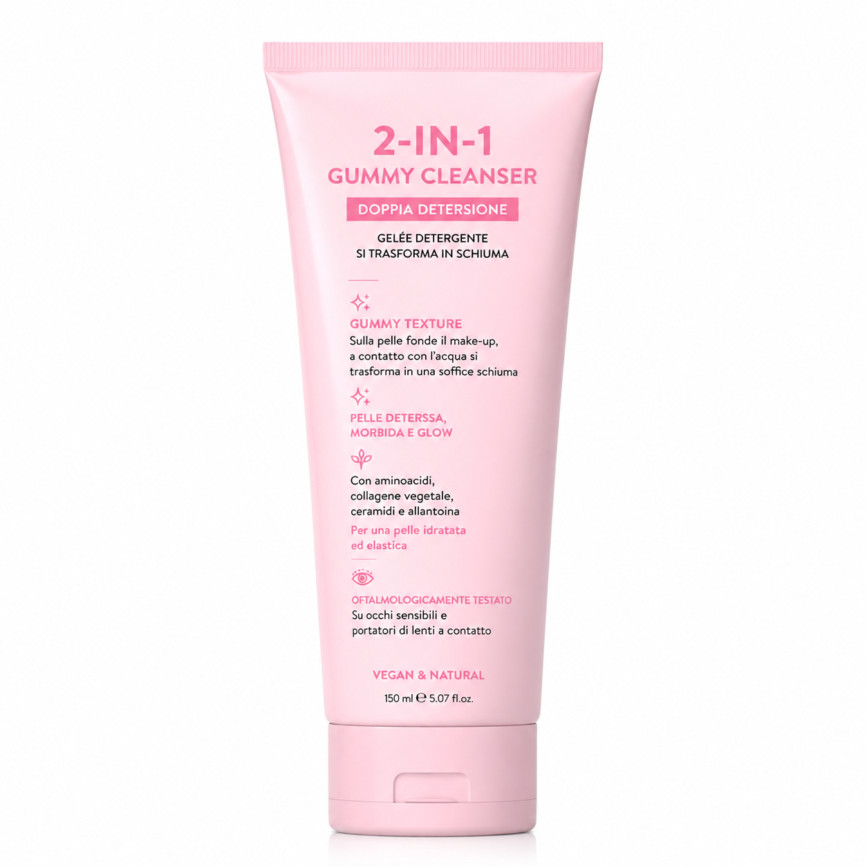 2-in-1 Jelly to Foam Cleanser with Ceramide & Hyaluronic Acid