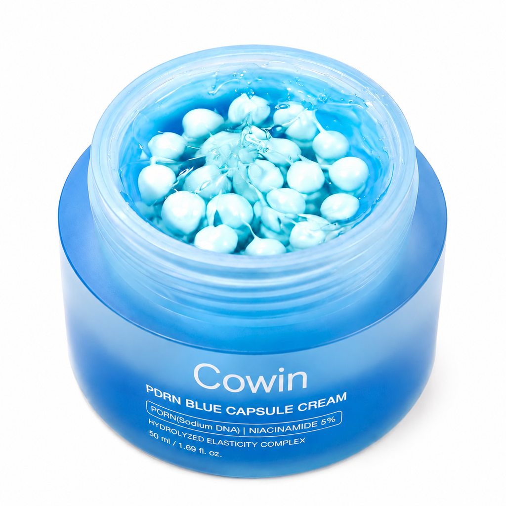 PDRN Blue Capsule Cream with 5% Niacinamide & Hydrolyzed Elastin
