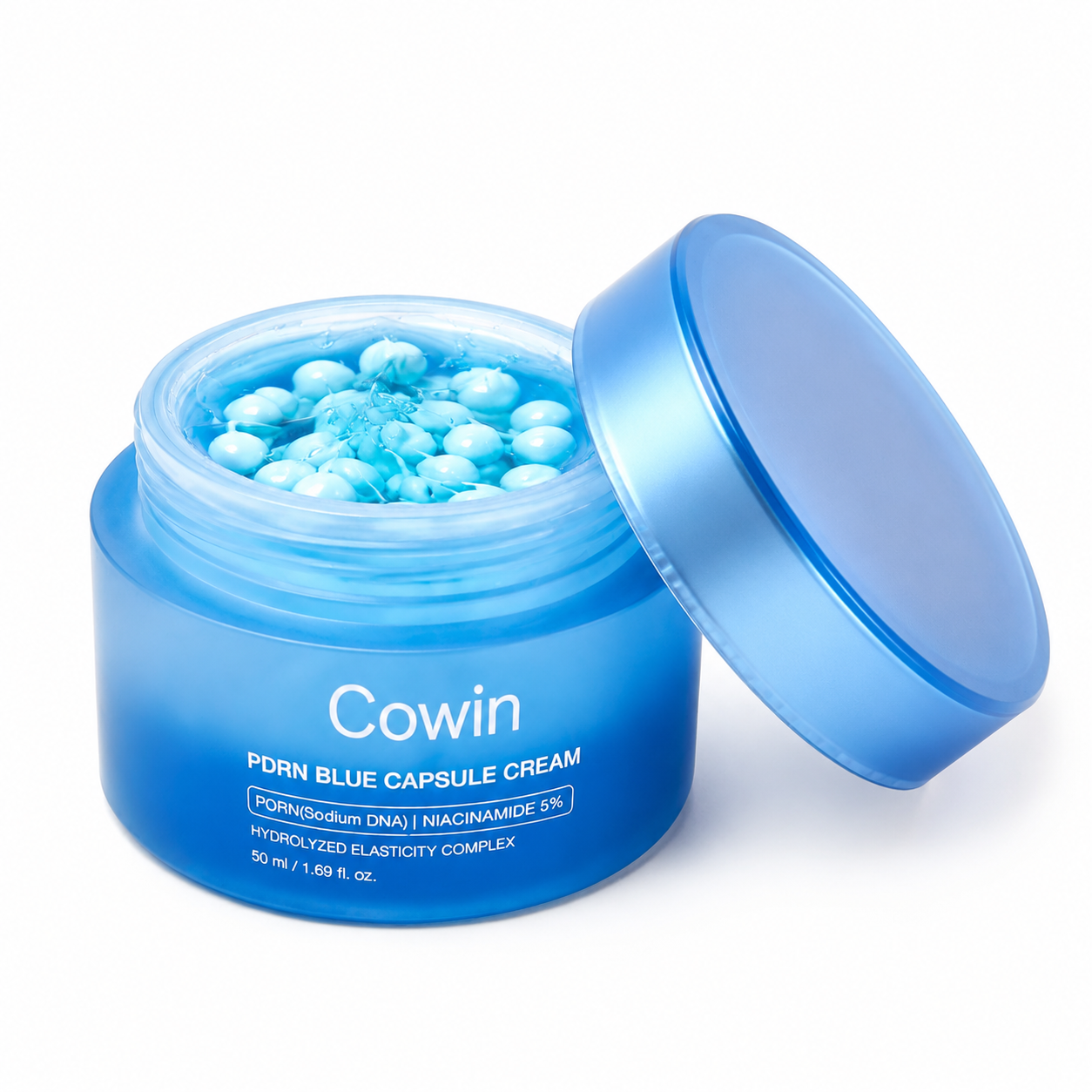 PDRN Blue Capsule Cream with 5% Niacinamide & Hydrolyzed Elastin