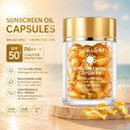 Broad Spectrum Sunscreen Oil Capsules with Vitamin E & Botanical Oils
