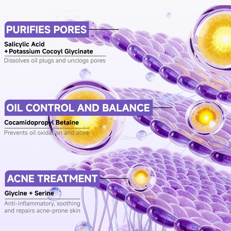 LABUBU Facial Wash Low PH Acne Cleanser Sabun muka 100 gram Untuk Kulit Sensitif