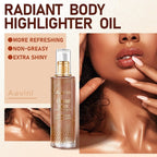 Aavini Body Highlighter Oil 100g Radiant Glow Shimmer Smooth Skin Finish