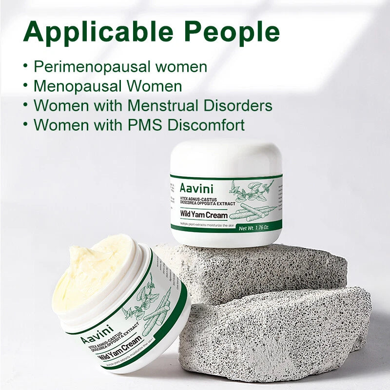 Aavini Natural Tension Relief Wild Yam & 16 Essential Oils Massage Cream 50g