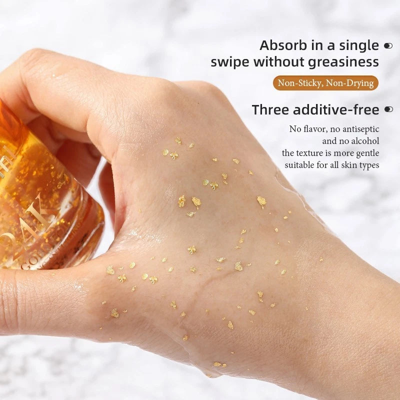 Aavini 24K Gold Foil Anti-Aging Serum 30ml Firming Hydrating Radiant Glow