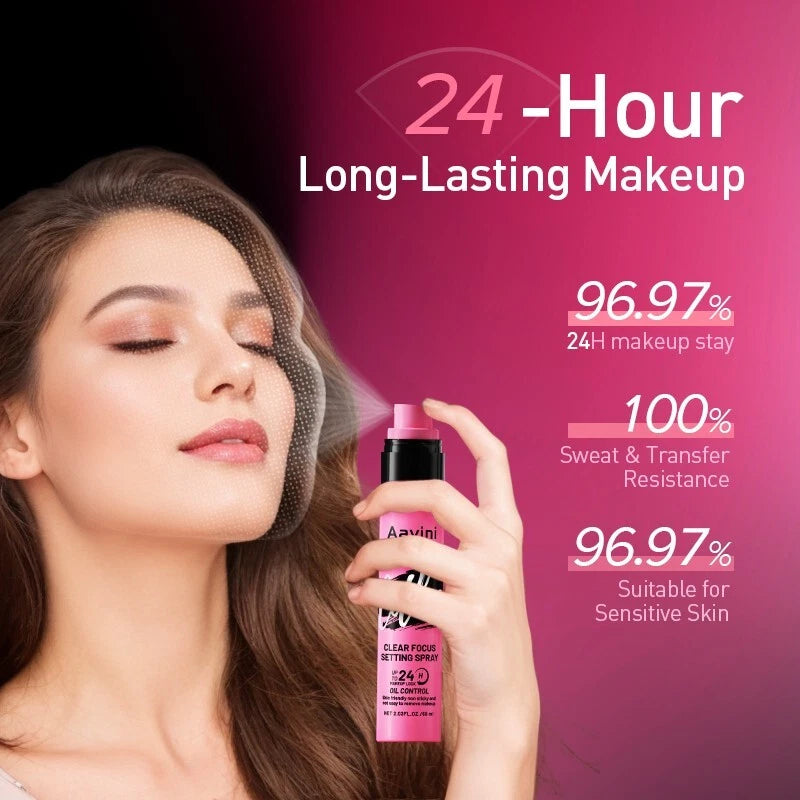 Aavini Setting Spray 60ml Long Lasting Oil Control Mist for Makeup Hydration