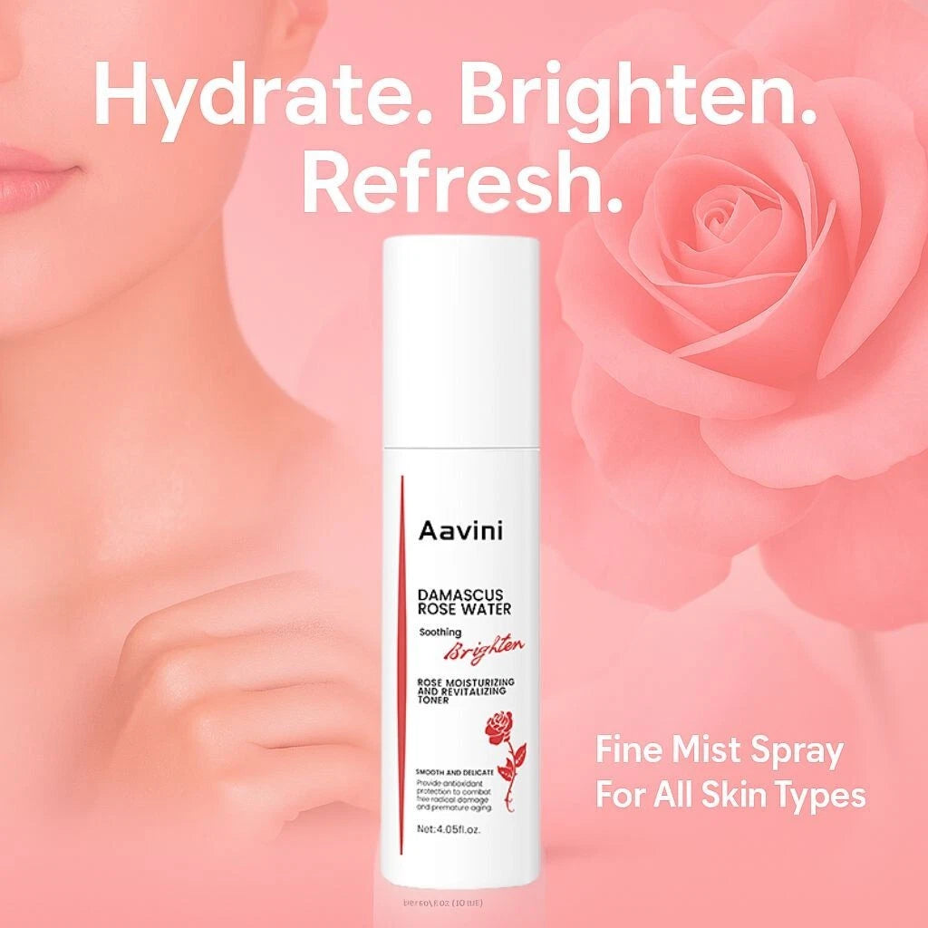 Aavini Rose Toner 120ml – Hydrating Mist for Brightening, Soothing & Soft Skin