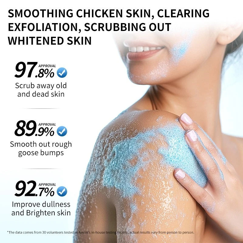 Aavini Blueberry Himalayan Salt Body Scrub 200g Exfoliate Smooth Brighten