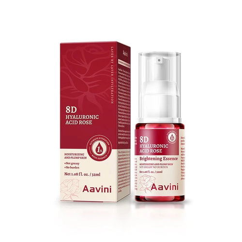 Aavini Rose Glow Essence 32ml 8D Hyaluronic Acid Hydration Skin Repair