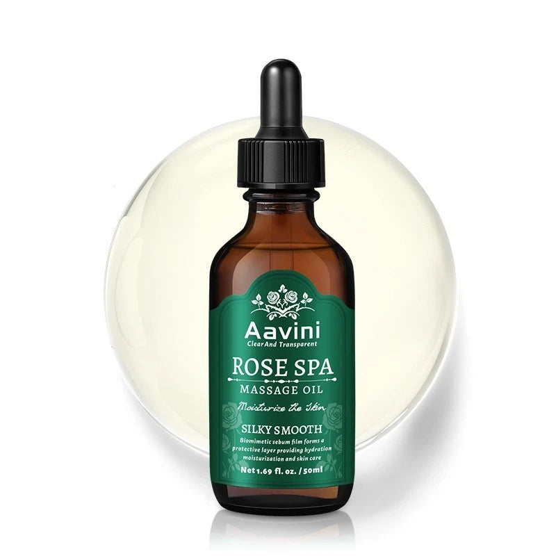 Aavini Rose SPA Massage Oil 50ml Hydrating Firming & Aromatherapy Skincare