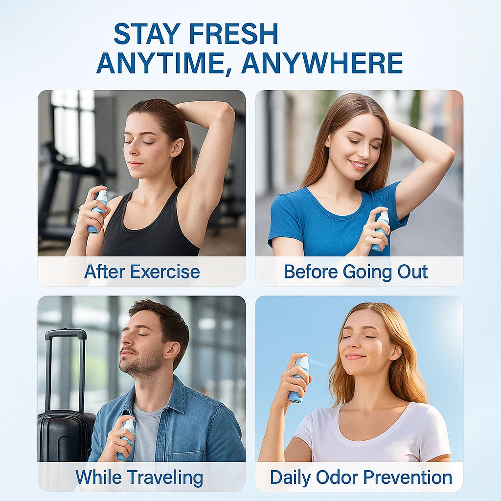 Aavini Clarifying Deodorant Mist Odor Control Spray for Long-Lasting Freshness