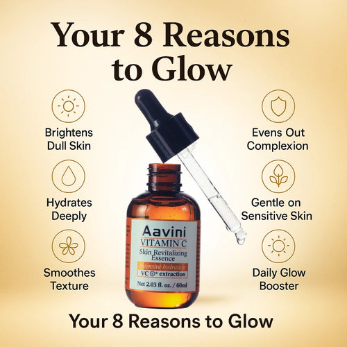 Aavini Vitamin C Serum 60ml Brightening Hydrating & Smoothing for Dull Skin