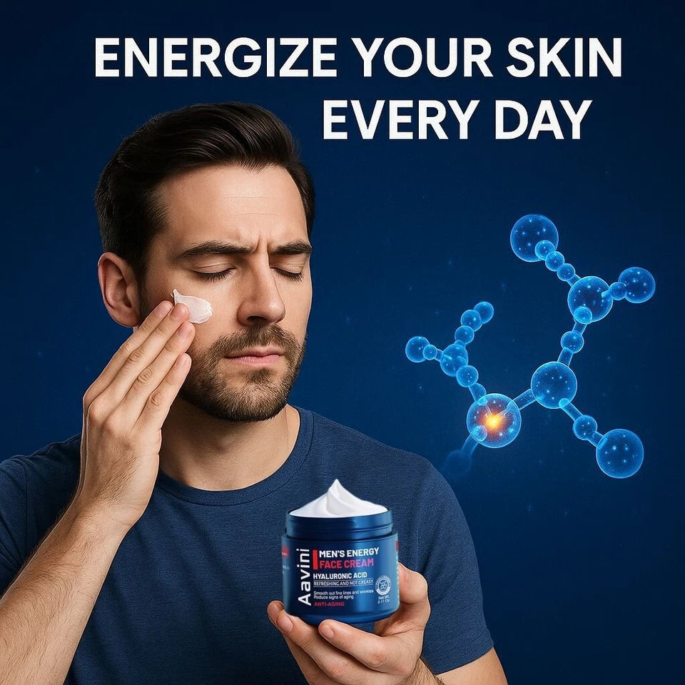 Aavini Face Cream for Men 60g Hydrating & Brightening Peptide Anti-Aging Care